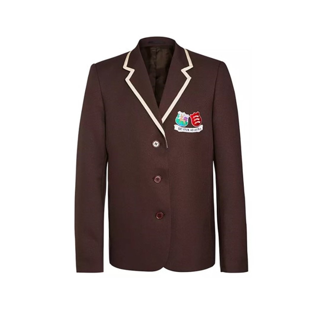 Brown Designer School Blazer
