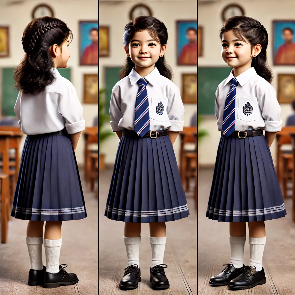 Madhav Textiles School Skirt
